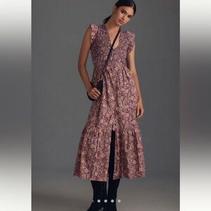 Anthropologie The Peregrine Midi Dress